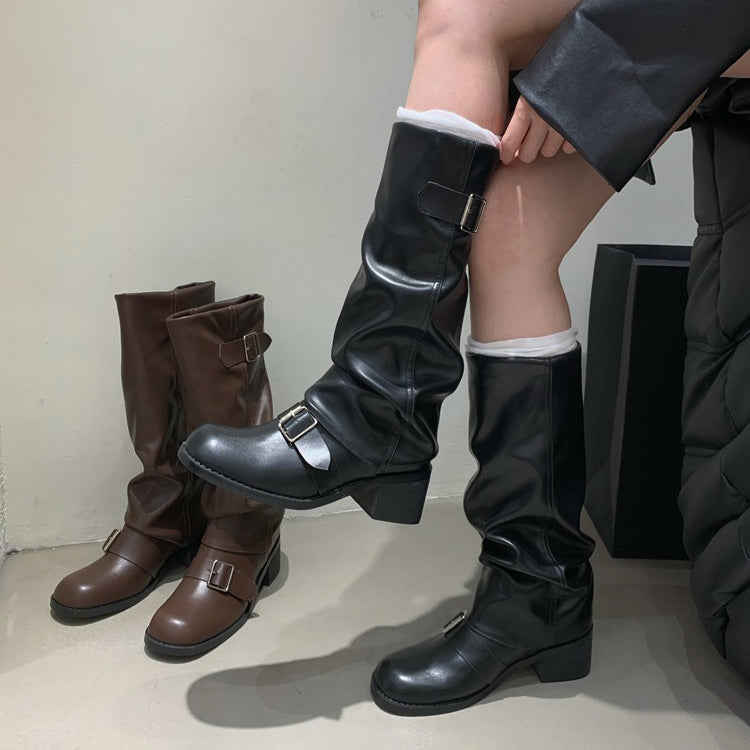 Classic Wide Calf Tube Boots