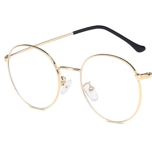 Frame Round Light-Blocking Blue Glasses