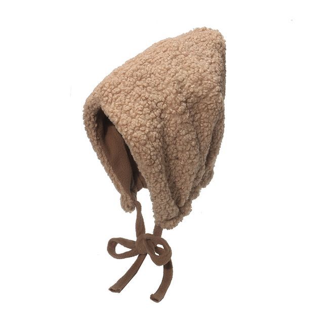 Faux Shearling Bonnet Hat