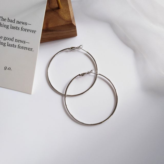 Earring Alloy Hoop