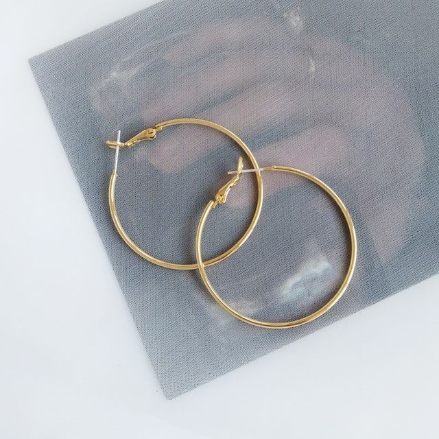 Earring Alloy Hoop