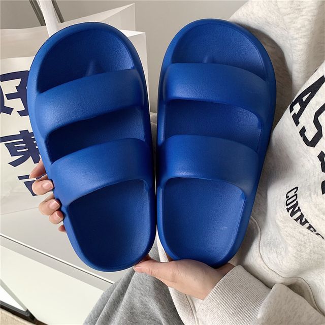 Strappy Platform Slippers