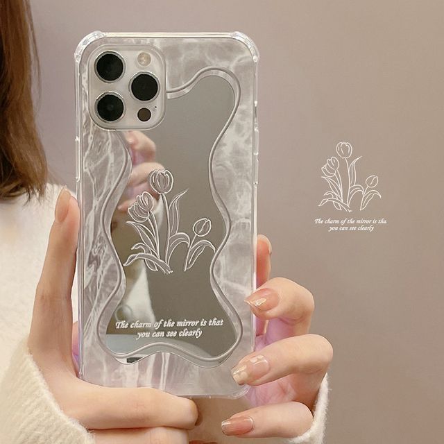 Flower Mirrored Phone Case