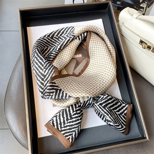 Print designs) Silk Scarf (various