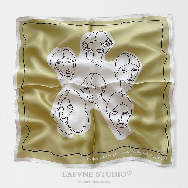 designs) Silk (various Scarf Print