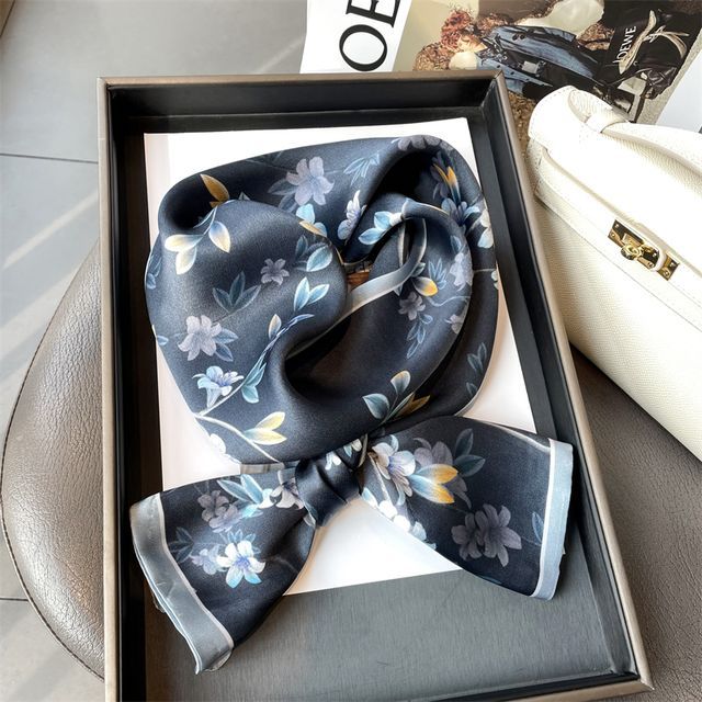 Print designs) Silk Scarf (various