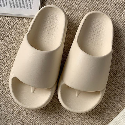 Plain Platform Home Slippers