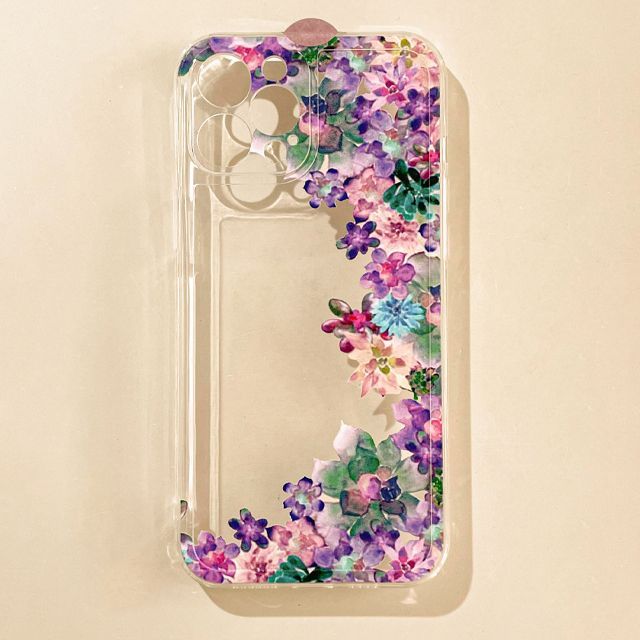 Flower Transparent Phone Case