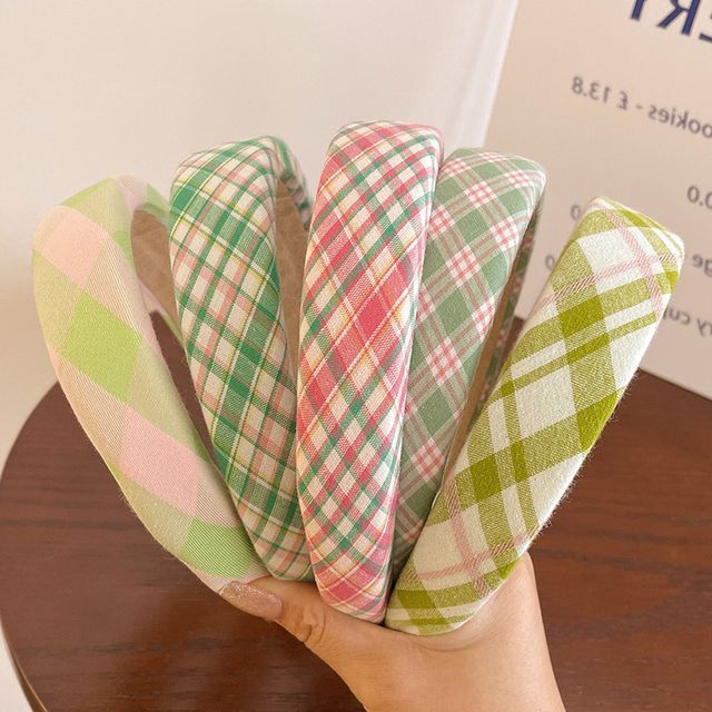 Fabric Argyle Headband
