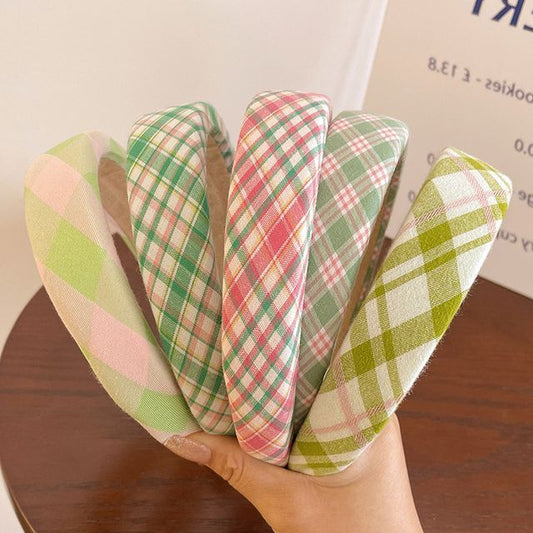 Fabric Argyle Headband