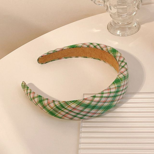 Fabric Argyle Headband