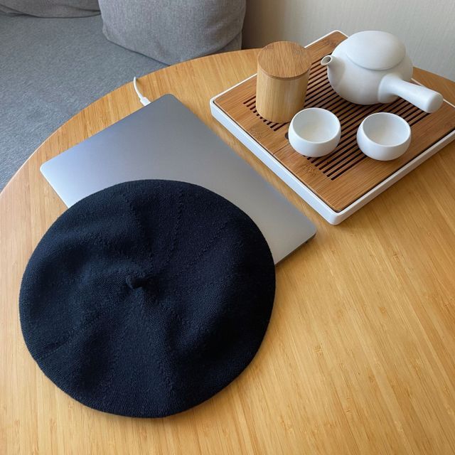 Cotton Beret Linen Plain Hat