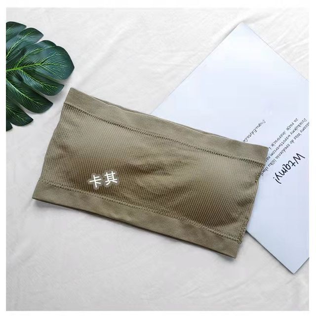 Plain Tube Top Cropped