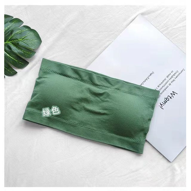 Plain Tube Top Cropped