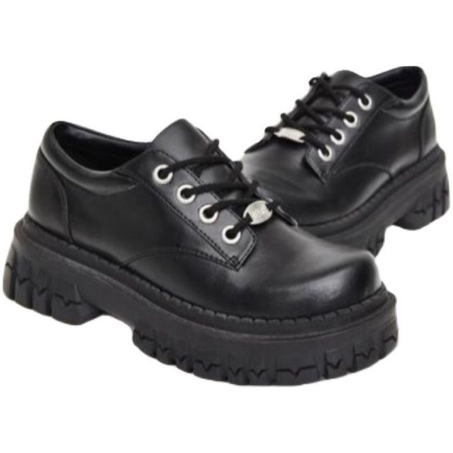 Shoes Lace-Up Platform