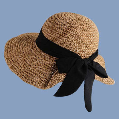 Bow Straw Sun Hat