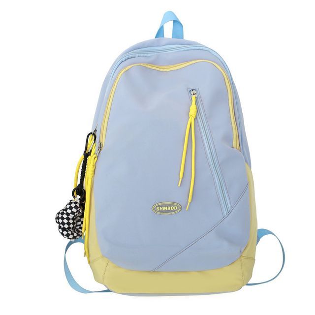 Logo Two-Tone Backpack Nylon