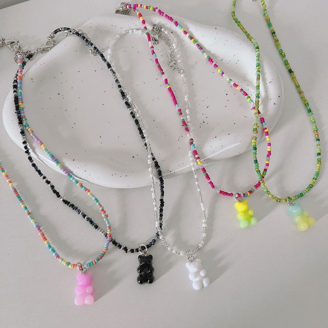 Bear Necklace Bead