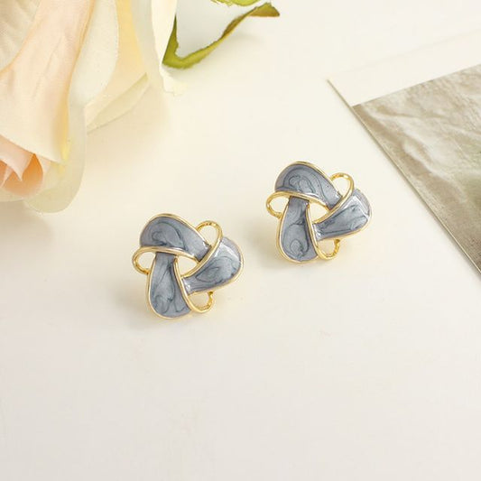 / Ear Triangle Stud On Earring Clip