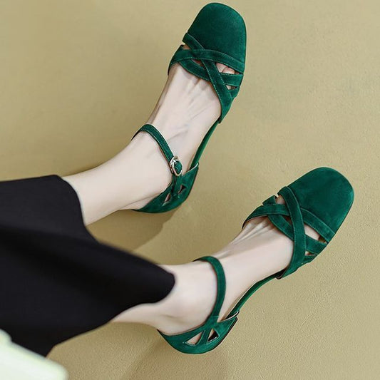 Flats D'Orsay Strap Ankle