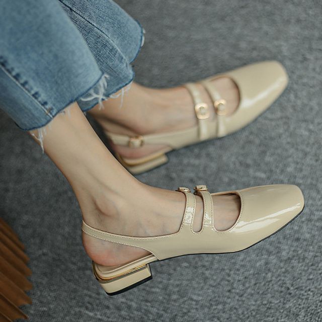 Flats Double Strap Slingback