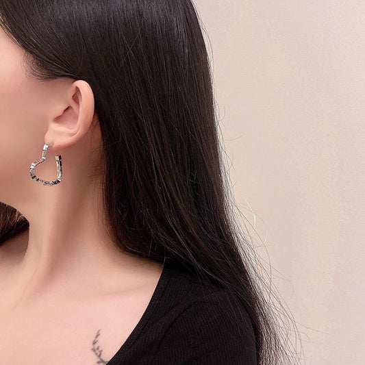 Earring Alloy Heart