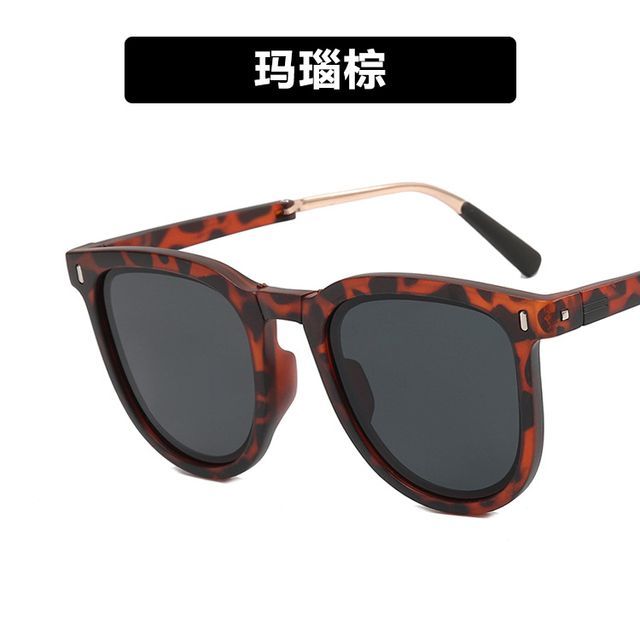 Foldable Sunglass Sunglasses / Case Retro