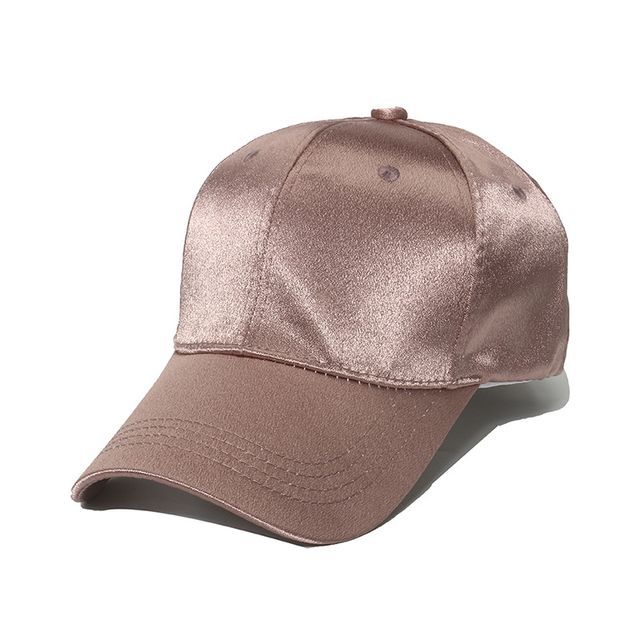 Baseball Cap Satin Plain
