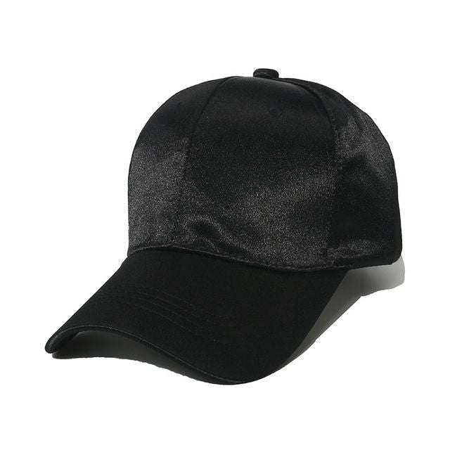 Baseball Cap Satin Plain