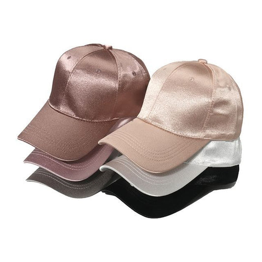 Baseball Cap Satin Plain