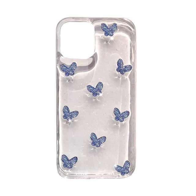 Transparent Phone Case Butterfly