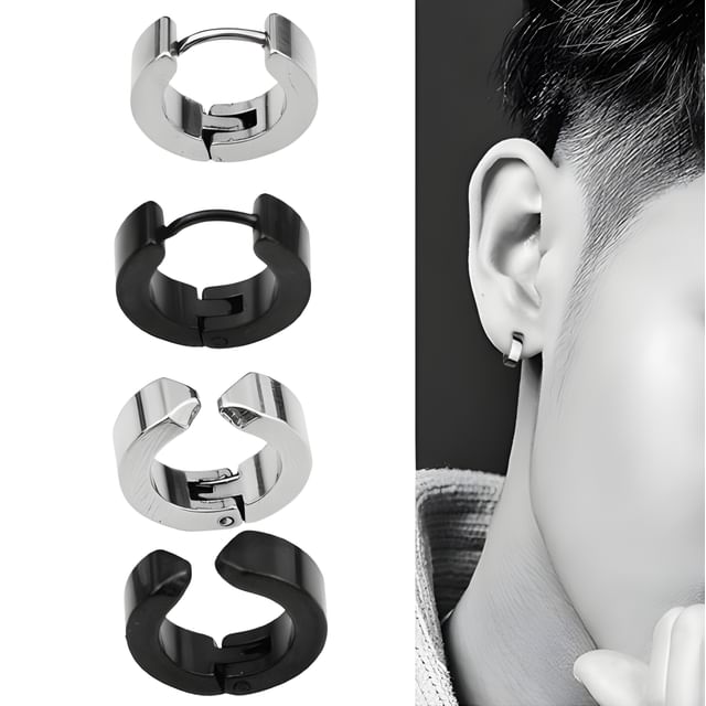 Unisex Hoop Earring / Clip-On Earring