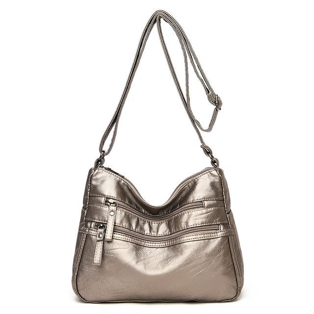 Faux Crossbody Leather Bag
