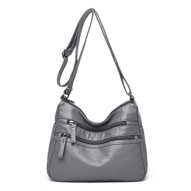 Faux Crossbody Leather Bag