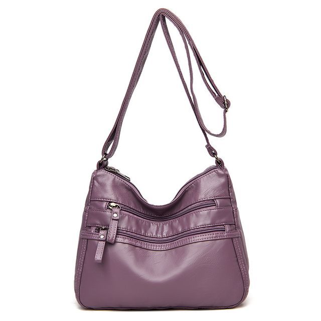 Faux Crossbody Leather Bag