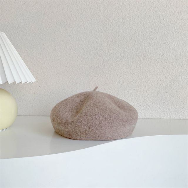 Plain Wool Beret