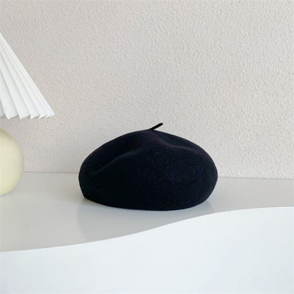 Plain Wool Beret