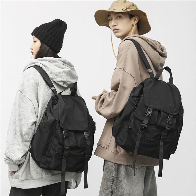 Lightweight Buckled Backpack