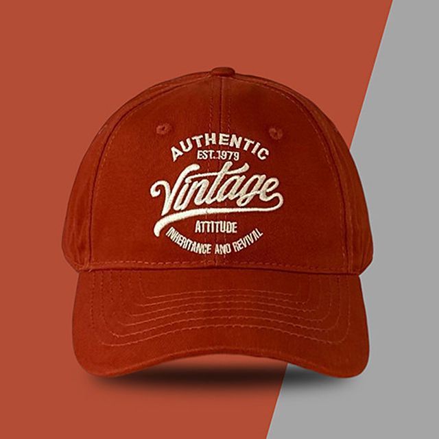 Cap Embroidered Lettering Baseball
