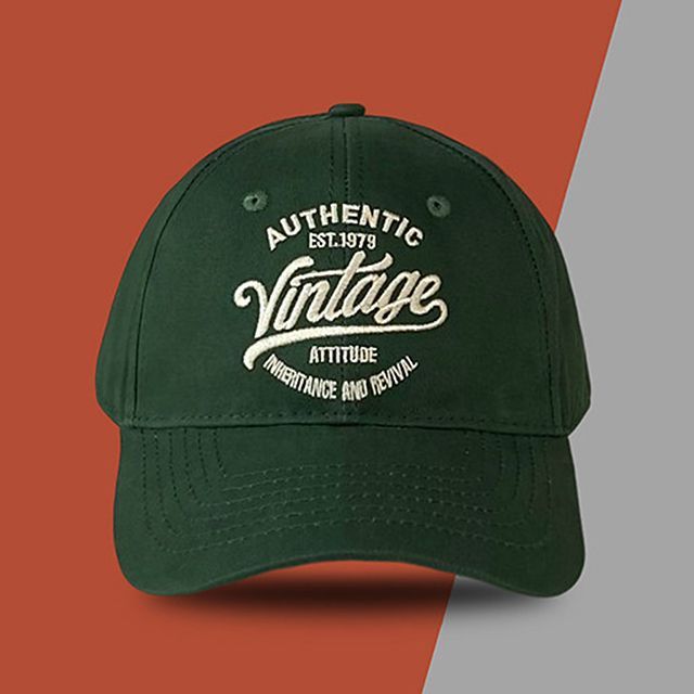Cap Embroidered Lettering Baseball