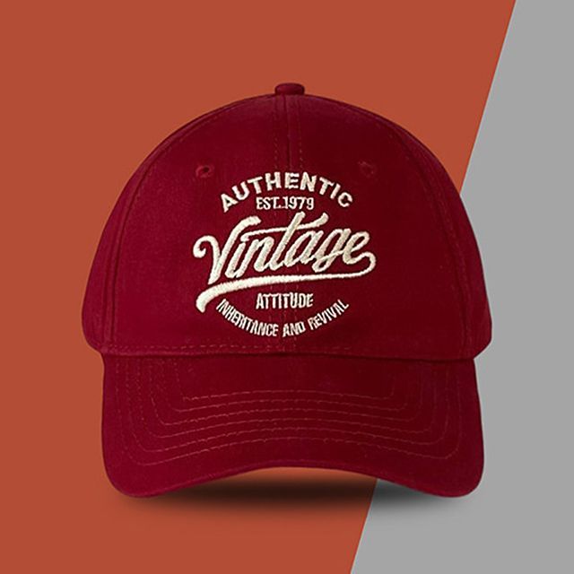 Cap Embroidered Lettering Baseball