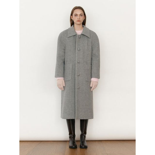 Woolen Mac Coat (Gray)