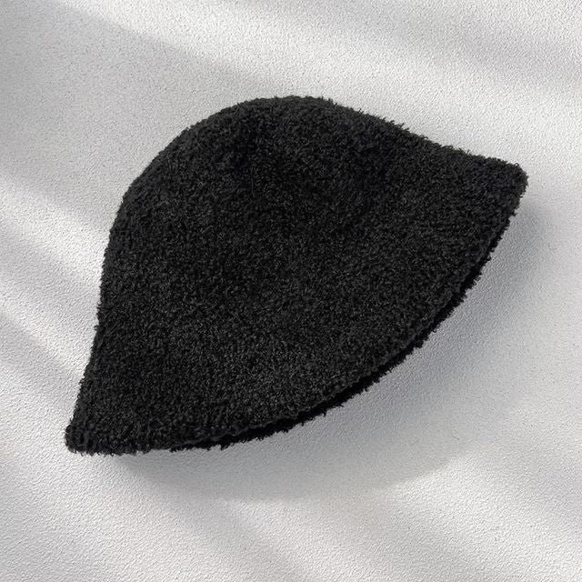 Bucket Plain Chenille Hat
