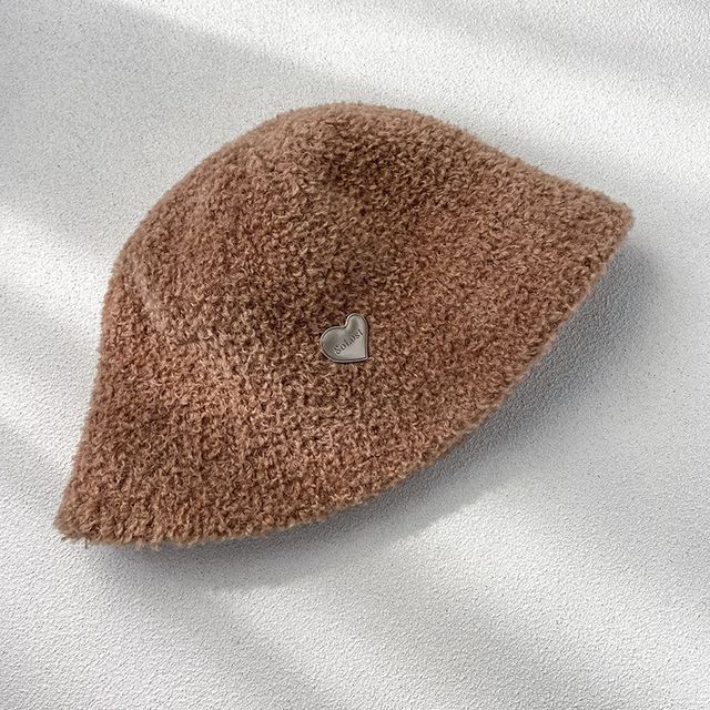 Bucket Plain Chenille Hat