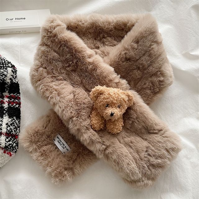 Scarf Faux Bear Fur