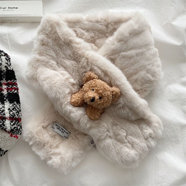 Scarf Faux Bear Fur
