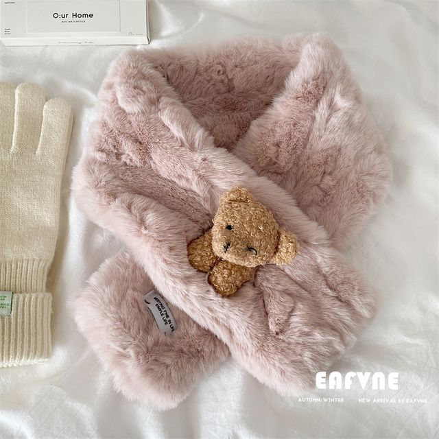Scarf Faux Bear Fur