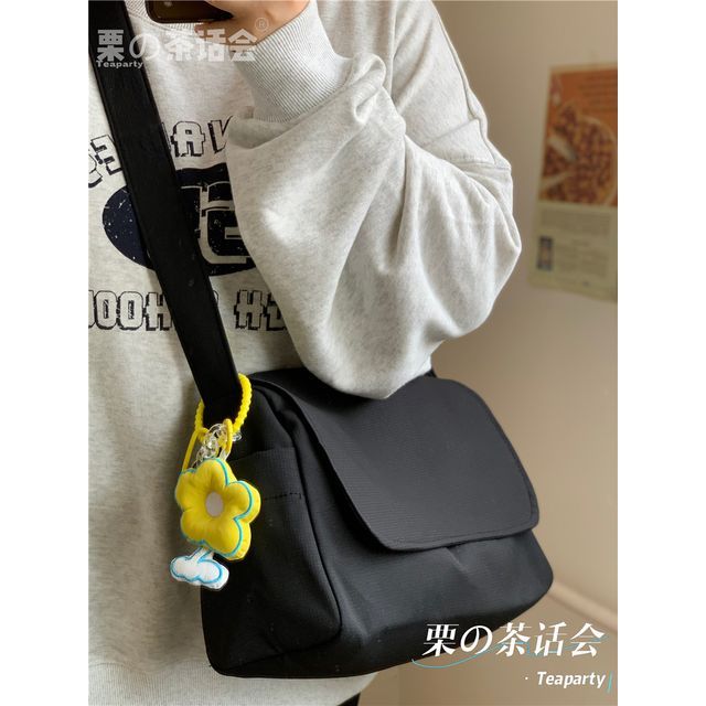 Plain Polyester Messenger Bag