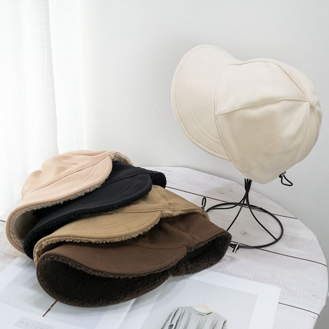 Bucket Chenille Plain Hat