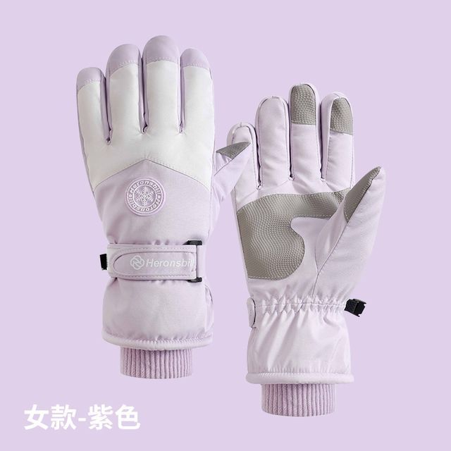 Snowflake Touchscreen Padded Gloves